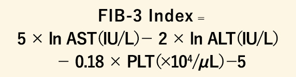 FIB-3 Indexの計算式